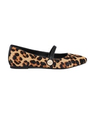 GAUD&Igrave; GYPSY PONY HAIR MACULA Leather ballerinas - Women&rsquo;s shoes