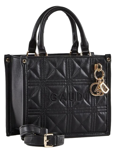 LETIZIA Mini shopping bag with charm BLACK - Women&rsquo;s Bags