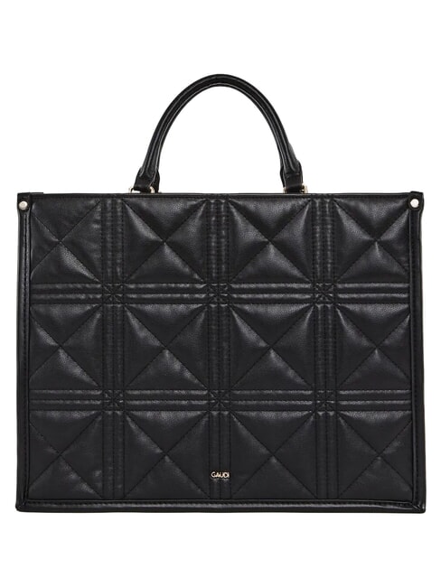 LETIZIA Shopping bag with charm BLACK - Women&rsquo;s Bags