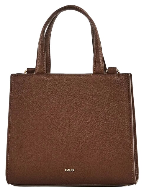 EMILY FLOCK Mini shopping bag with logo and shoulder strap chocolate - Women&rsquo;s Bags