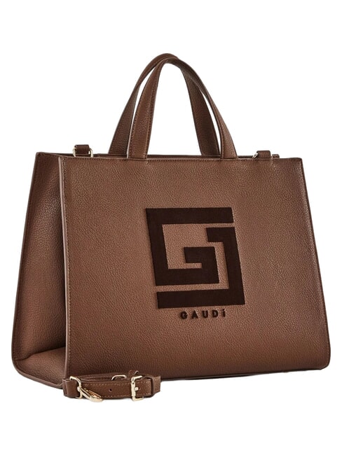 EMILY FLOCK Shopping bag with them and shoulder strap chocolate - Women&rsquo;s Bags