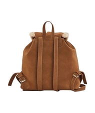 GAUD&Igrave; LYNN Backpack with pockets and metal logo tan - Women&rsquo;s Bags - 4