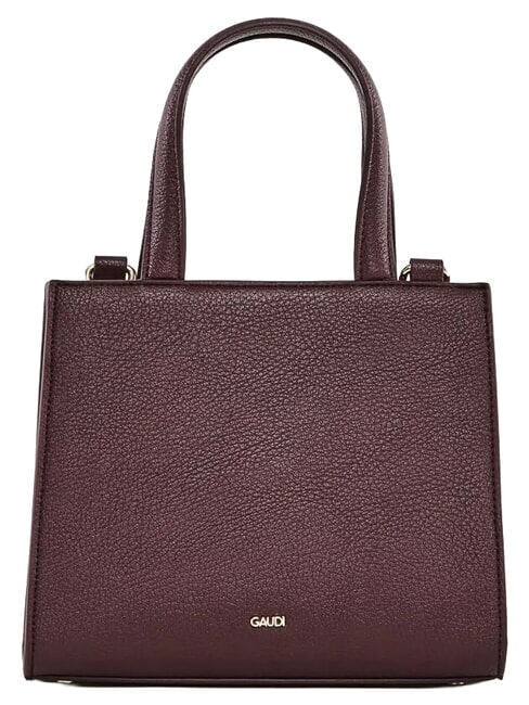 EMILY FLOCK Mini shopping bag with logo and shoulder strap burgundy - Women&rsquo;s Bags