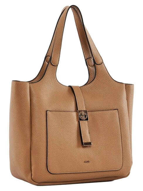 LYNN PLAIN Shopping bag with front pocket sand - Women&rsquo;s Bags