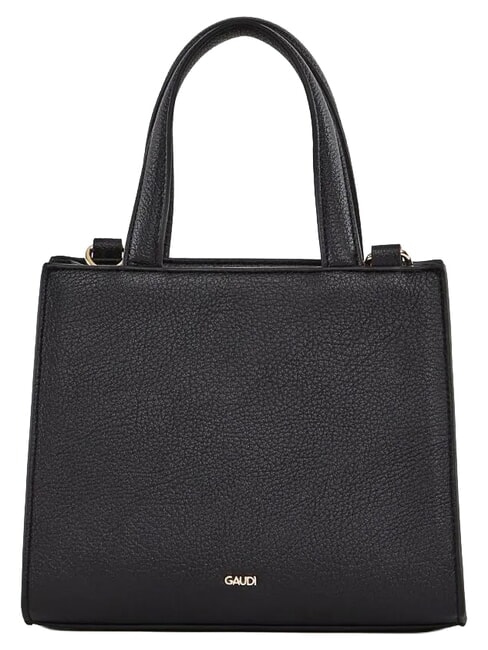 EMILY FLOCK Mini shopping bag with logo and shoulder strap BLACK - Women&rsquo;s Bags