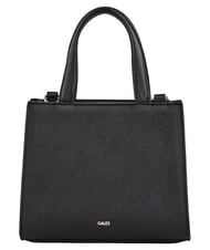 GAUD&Igrave; EMILY FLOCK Mini shopping bag with logo and shoulder strap BLACK - Women&rsquo;s Bags - 3