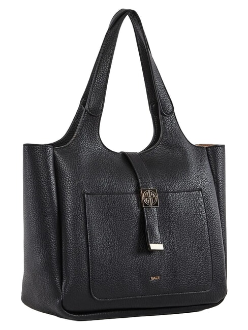 LYNN PLAIN Shopping bag with front pocket BLACK - Women&rsquo;s Bags