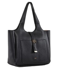 GAUD&Igrave; LYNN PLAIN Shopping bag with front pocket BLACK - Women&rsquo;s Bags - 2