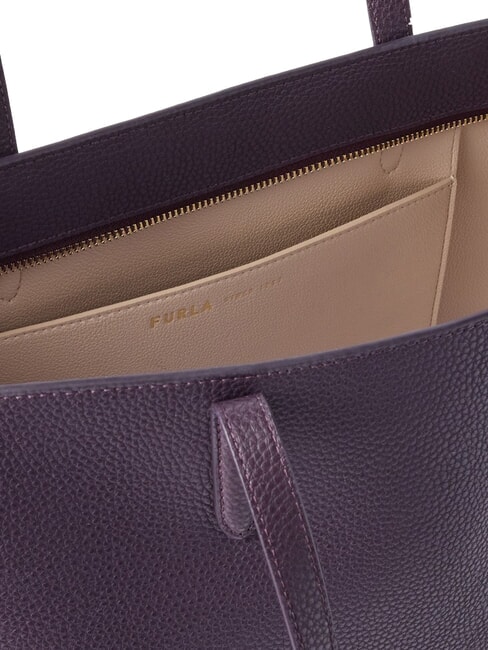 AVA Large leather shopping bag winter bloom+cotton g int. - Women&rsquo;s Bags