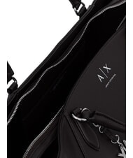 ARMANI EXCHANGE ISABEL Maxi Shopper with shoulder strap antagonist - Women&rsquo;s Bags - 4
