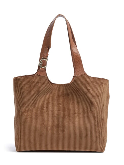 C-EASY CORDURO Leather shoulder shopping bag cognac - Women&rsquo;s Bags
