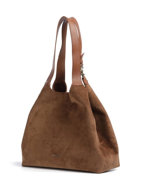 C-EASY CORDURO Leather shoulder shopping bag cognac - Women&rsquo;s Bags