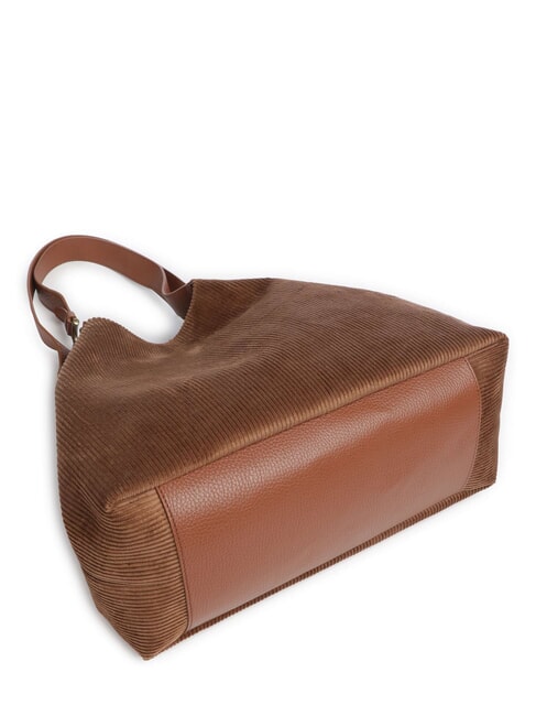 C-EASY CORDURO Leather shoulder shopping bag cognac - Women&rsquo;s Bags
