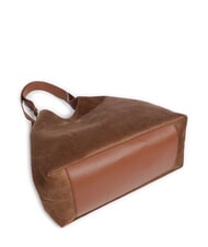 COCCINELLE C-EASY CORDURO Leather shoulder shopping bag cognac - Women&rsquo;s Bags - 4