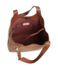 COCCINELLE C-EASY CORDURO Leather shoulder shopping bag cognac - Women&rsquo;s Bags - 5