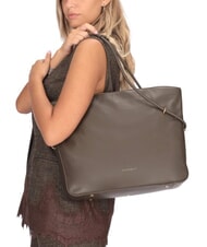 COCCINELLE LIZZIE Leather shoulder shopping bag - Women&rsquo;s Bags