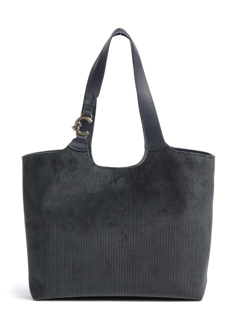 C-EASY CORDURO Leather shoulder shopping bag midnight blue - Women&rsquo;s Bags