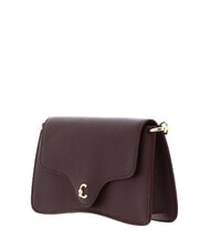 COCCINELLE C-ME Hammered leather bag with flap - Women&rsquo;s Bags