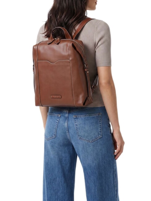 GEMMA Leather backpack BROWN - Women&rsquo;s Bags