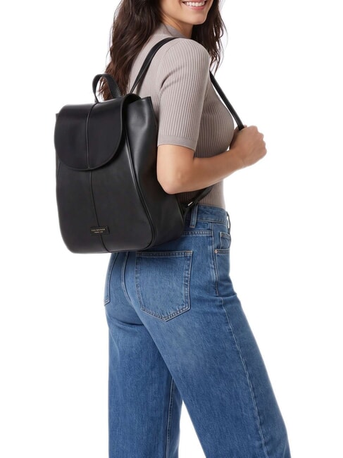 ELISABETTA Leather backpack Black Gold - Women&rsquo;s Bags
