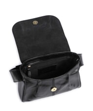 THE BRIDGE FLORA Mini shoulder bag, in leather Black Gold - Women&rsquo;s Bags - 4