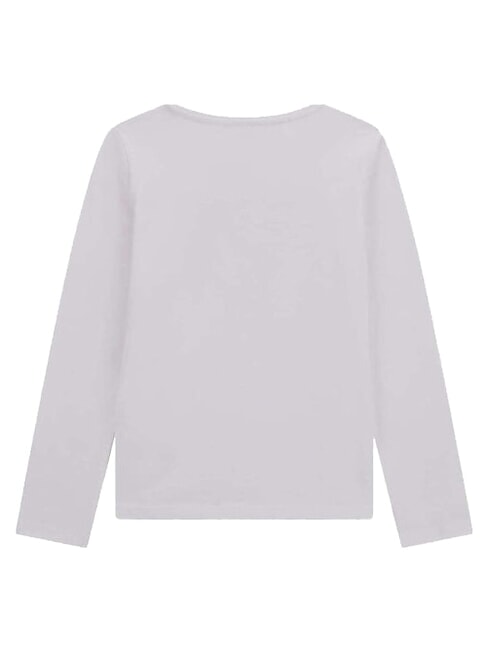 KIDS Metallic st long sleeve shirt purwhite - Child T-shirt
