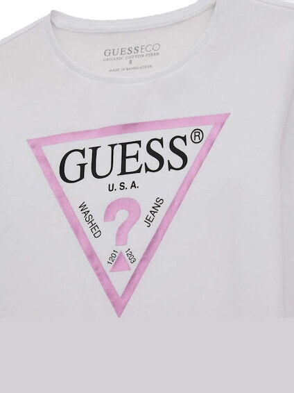 KIDS Metallic st long sleeve shirt purwhite - Child T-shirt