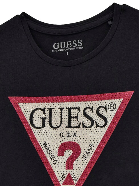 KIDS Short-sleeved T-shirt with rhinestones jetbla - Child T-shirt