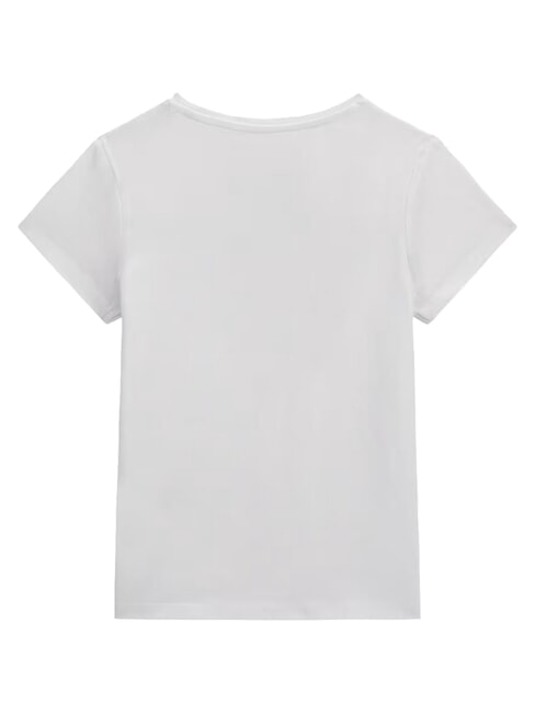 KIDS Short-sleeved T-shirt with rhinestones purwhite - Child T-shirt