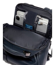 PIQUADRO MODUS SPECIALE 14" laptop backpack, in leather blue - Laptop backpacks - 5