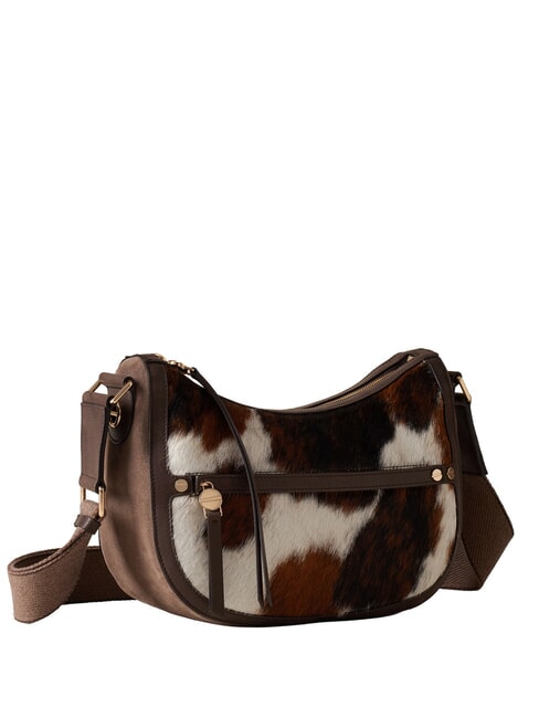 LUNA Ponyskin bag natural/ash/cocoa - Women&rsquo;s Bags