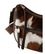 BORBONESE LUNA Ponyskin bag natural/ash/cocoa - Women&rsquo;s Bags - 4
