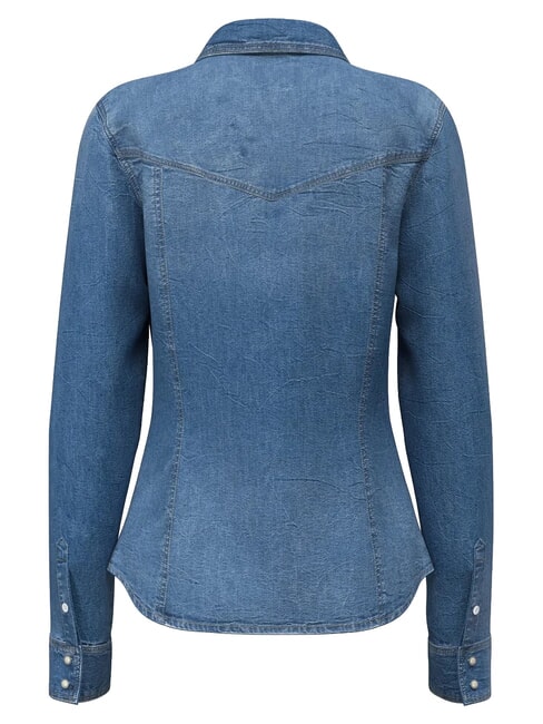 VELVET Denim shirt, long sleeves Liberty City Wash - Shirts