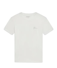 GUESS NEW MINI Logo T-shirt purwhite - T-shirt - 5
