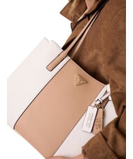 GUESS NOELLE 2 Shoulder shopping bag off white/beige - Women&rsquo;s Bags - 4