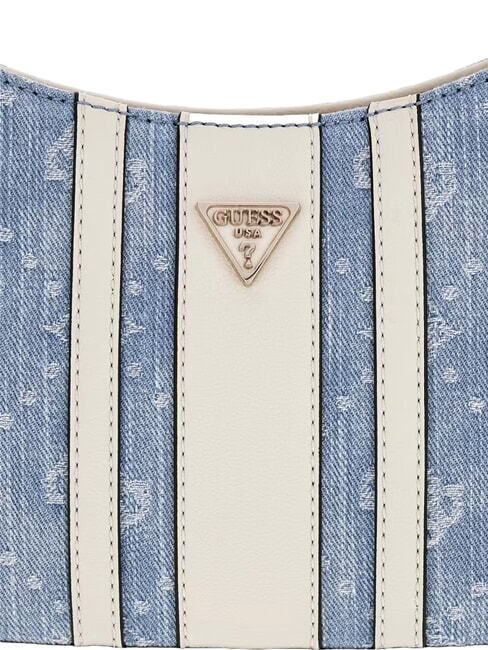 NOELLE 2 Adjustable shoulder bag denim logo - Women&rsquo;s Bags