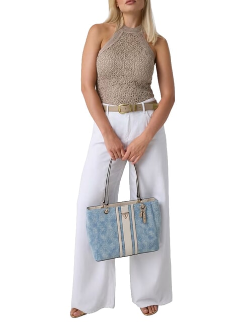 NOELLE 2 Tote bag, double handle denim logo - Women&rsquo;s Bags