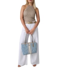 GUESS NOELLE 2 Tote bag, double handle denim logo - Women&rsquo;s Bags - 2