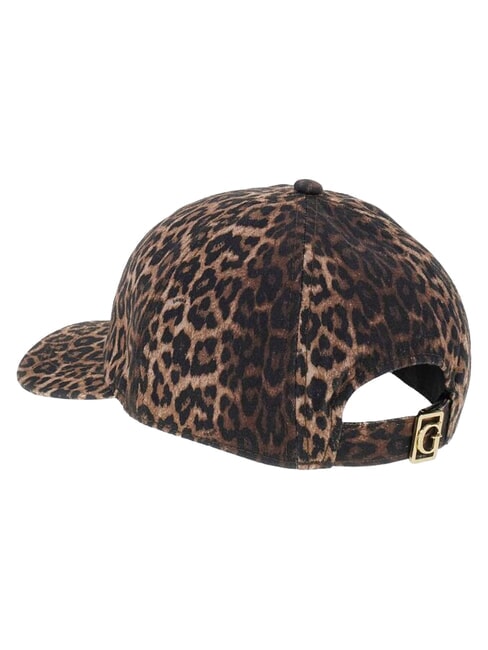 PRINTED GABARDINE Baseball cap brown multi - Hats