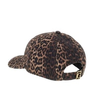 GUESS PRINTED GABARDINE Baseball cap brown multi - Hats - 3