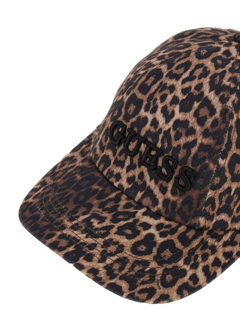 PRINTED GABARDINE Baseball cap brown multi - Hats