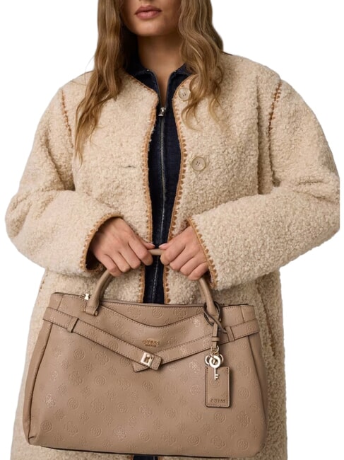 ELLA Handbag, with shoulder strap beige logo - Women&rsquo;s Bags