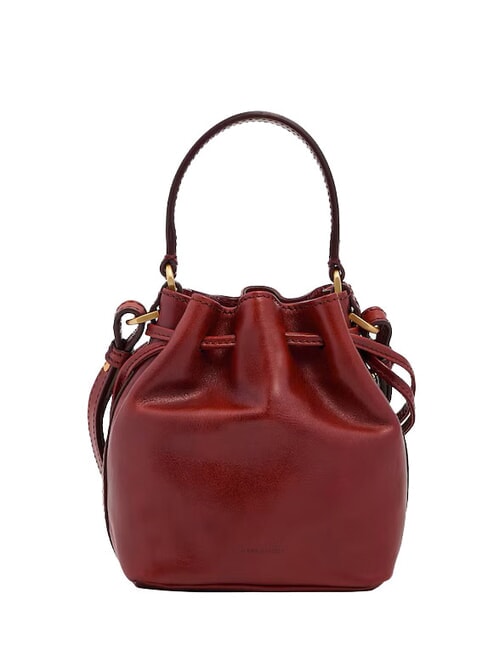 STORY  Leather bucket bag Barolo/Gold - Women&rsquo;s Bags
