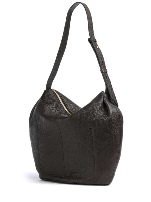 MARISA Shoulder bag, leather mocha with gold - Women&rsquo;s Bags