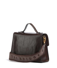 THE BRIDGE IRENE Shoulder bag, in leather mocha with gold - Women&rsquo;s Bags - 3