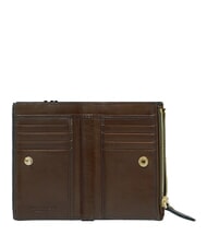 THE BRIDGE LUCREZIA  Leather clutch bag mocha with gold - Women&rsquo;s Wallets - 2