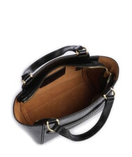 THE BRIDGE LUCREZIA Leather handbag with shoulder strap Black Gold - Women&rsquo;s Bags - 3