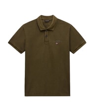 NAPAPIJRI ELBAS 4 Short sleeve cotton polo shirt dark olive - Polo shirt - 5
