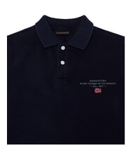 NAPAPIJRI K ELBAS 5 Short-sleeved polo shirt, pure cotton blu marine - Child T-shirt - 3