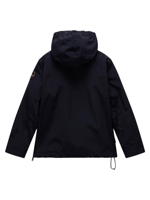 K RAINFOREST SUM 4 Windbreaker with hood and front pocket blu marine - Baby Jackets
